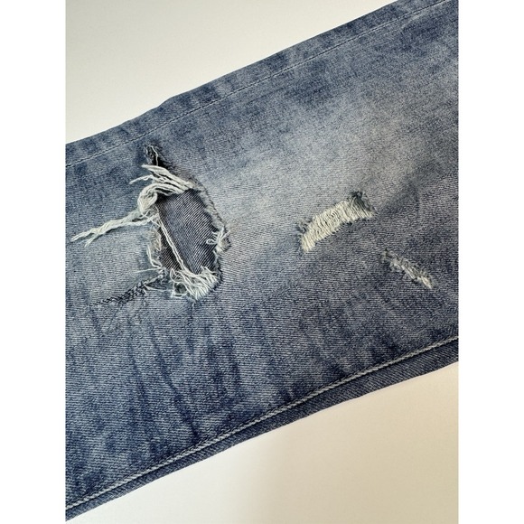 AG Jeans Light Blue Tellis Modern Slim Ag-ed Distressed Denim Jeans 33x32 - Picture 4 of 13